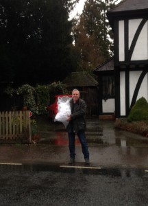 Weightwash delivers free laundry to stricken Hampshire Village of Hursley during the February 2014 Floods